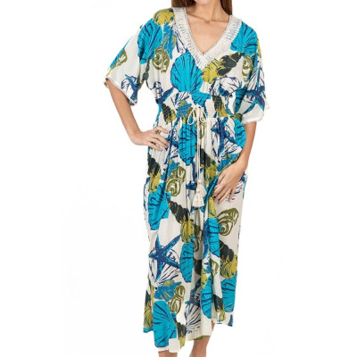 Maxi Cotton Phối Ren Isla Bonita