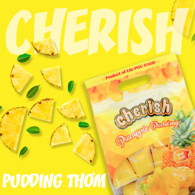 Thạch pudding Cherish vị Thơm 850g