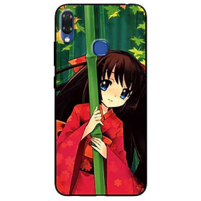 Ốp lưng dành cho Vsmart Joy 1+ mẫu Anime Cô Gái Kimono Đỏ