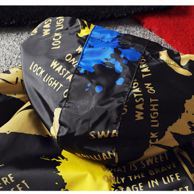 Áo khoác dù lót lưới in họa tiết thời trang SITAKI cao cấp AKD39