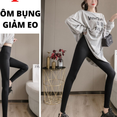 Quần Legging Cạp Siêu Cao Siêu Co Giãn Chất Đẹp Hàng Loại 1 Nâng Mông Tôn Dáng Dấu Bụng