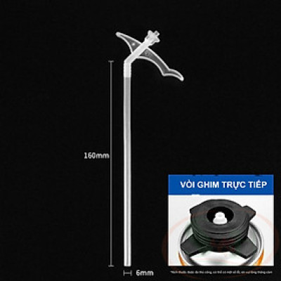 Vòi nhựa xịt phun foam tạo bọt nở bể bán cạn tiểu cảnh cá tép thủy sinh