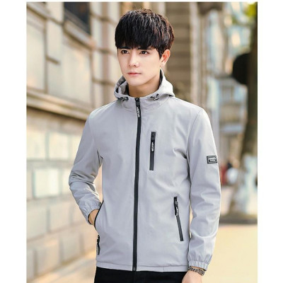 Áo khoát nam đẹp dây kéo ngực có nón cao cấp mẫu mới cực chất-A1037