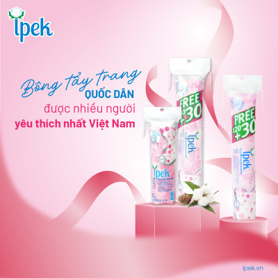 Bông Tẩy Trang Ipek 150 Miếng (Thổ Nhĩ Kỳ)