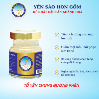 [Hộp 6 Hũ] Tổ Yến Sào Chưng Đường Phèn - Yến Sào Hòn Gốm Chính Hiệu Khánh Hoà - HGK NEST