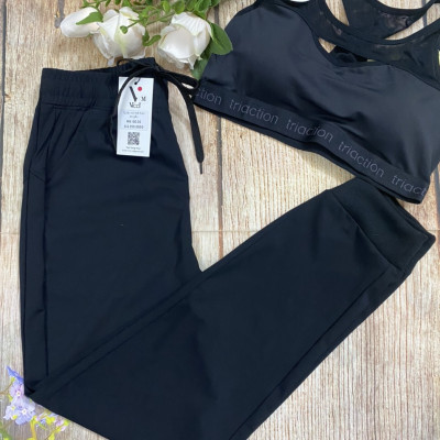 Quần thể thao nữ bo gấu Vicci QG.02 vải siêu mịn, siêu nhẹ, co giãn 4 chiều