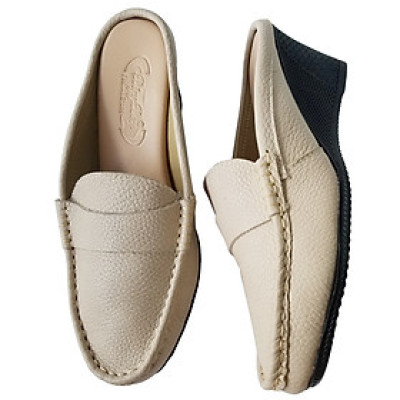 Dép Sục Nữ Da Bò Thật BIGGBEN Cao 5 phân SBN55