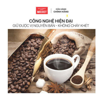 Cà phê hoà tan ,Cà phê hoà tan Dừa vị đậm đà -MR.VIET Coffee (15 gói/ hộp  *17g)