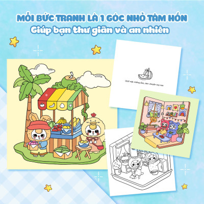 Sách - Secret Corner - Baby Three Coloring - Góc Bí Mật Baby Three