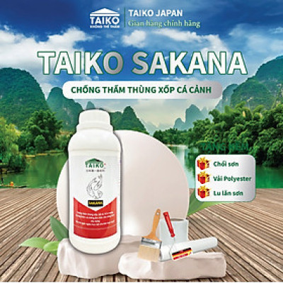 Sơn Chống Thấm Thùng Xốp - Hồ Cá - Hồ Xi Măng, Chống Rêu / TAIKO SAKANA Dung Tích 330ml.