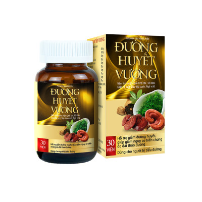 Combo 3 Đường Huyết Vương Dân Khang hạ đường huyết ngăn biến chứng tiểu đường hộp 30 viên