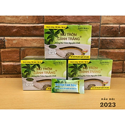 Mủ Trôm Cánh Trắng - Hộp 12 gói (mỗi gói pha với 500ml nước) sử dụng tiện lợi và nhanh chóng