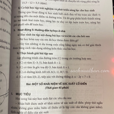 Sách Hướng Dẫn Dạy Học Môn Toán Trung Học Phổ Thông Theo Chương Trình Giáo Dục Phổ Thông Mới