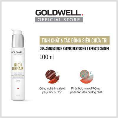 Tinh Chất 6 Tác Động Phục Hồi Tóc Hư Tổn Goldwell Rich Repair Dưỡng Tóc Mềm Mượt, Chắc Khỏe