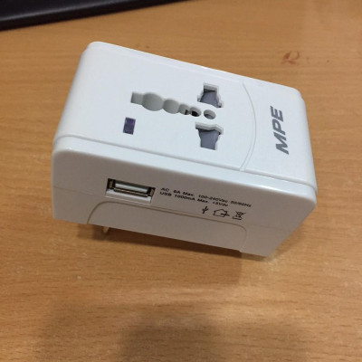Ổ CẮM DU LỊCH ĐA NĂNG TÍCH HỢP CỔNG USB -TA2- hàng chính hãng MPE