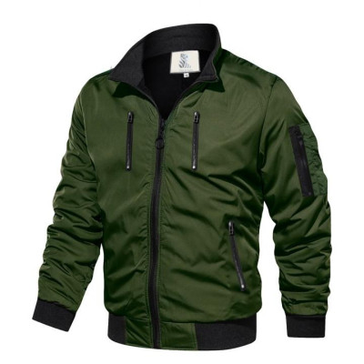 Áo khoác dù chống thấm nước 2 lớp cao cấp  AK34 - Đen