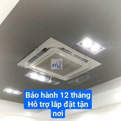 Tấm cản gió điều hòa âm trần trong suốt -  (sản phẩm gồm: 1 cánh chắn gió cho 1 cửa ra của máy âm trần)