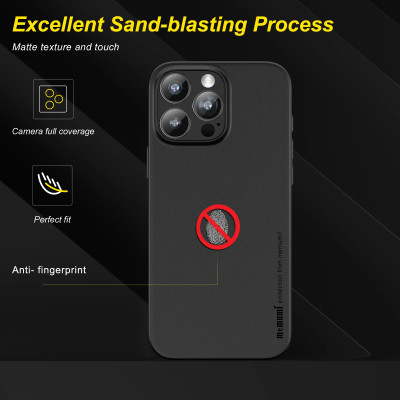 Ốp lưng dành cho iPhone 16 Pro Max, iPhone 16 Pro, iPhone 16 Plus, iPhone 16 hiệu Memumi siêu mỏng 0.3mm, thiết kế tối giản, chống vân, chống sốc, bảo vệ camera cao cấp - Hàng chính hãng.