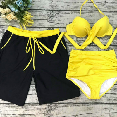 Set Đồ Bơi Nam Nữ Phối Màu