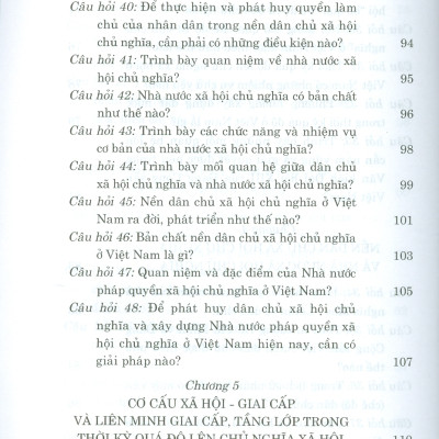 Hỏi - Đáp Môn Chủ Nghĩa Xã Hội Khoa Học (Dành cho bậc đại học hệ chuyên và không chuyên lý luận chính trị)