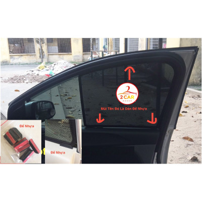 RÈM CHE NẮNG XE TOYOTA RAIZE 2021- 2022, có hút nam châm cao cấp