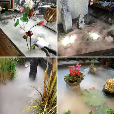 Máy tạo khói hồ cá Koi Loại Lớn 10 đầu, 36V có phao nổi cao cấp 