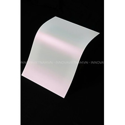 Giấy nhựa Ánh nhũ Ngọc trai (Pearl Pink PET) dầy 125 khổ 320x470