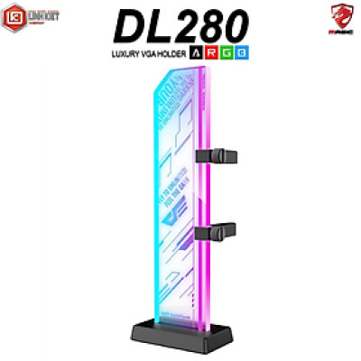 Thanh đỡ VGA DARK FLASH DL280 ARGB - Hàng Chính hãng