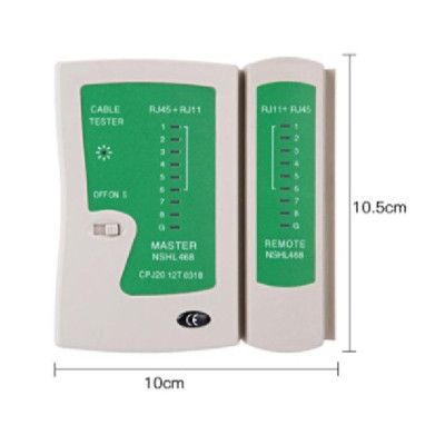 Bộ Test Cáp Mạng (tặng kèm Pin ) .Hộp Kiểm Tra Dây Mạng - RJ45 RJ11