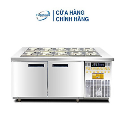 [CỬA HÀNG CHÍNH HÃNG] Bàn Salad 1m2 Cánh Inox