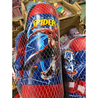 Bộ đồ chơi đấm bốc kèm găng tay cho trẻ em,họa tiết người nhện Linh Chi Bedding