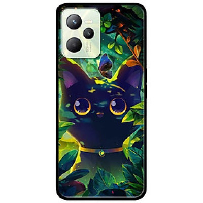 Ốp lưng dành cho Realme C35 - Realme Narzo 50A Prime mẫu Mèo Đeo Lục Lạc