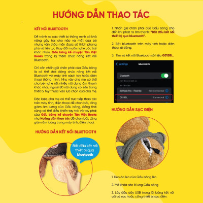 Gấu Bông Kể Chuyện - Người Bạn Tâm Tình Của Bé - Tân Việt